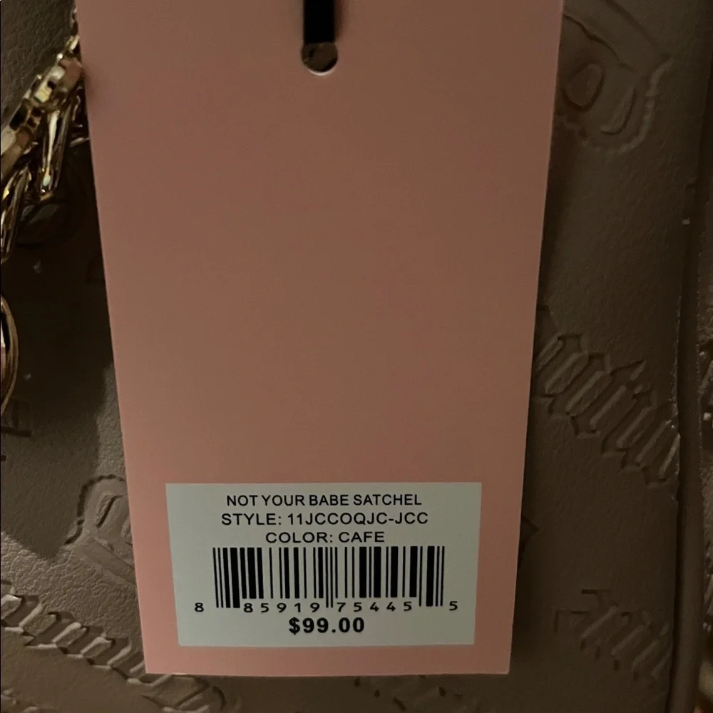 Juicy couture NOT YOUR BABE SATCHEL